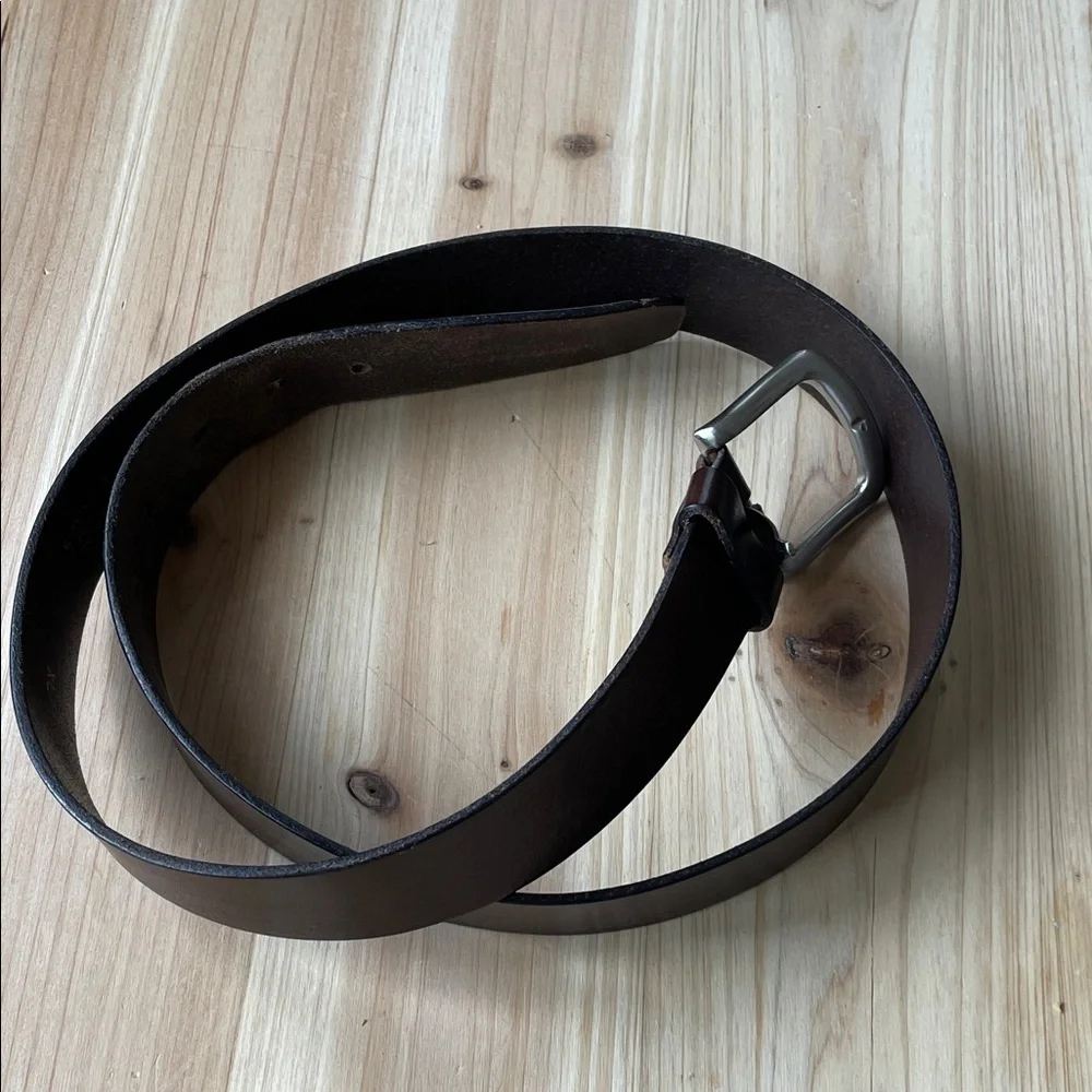 Men's Brown Genuine Leather Belt XL
